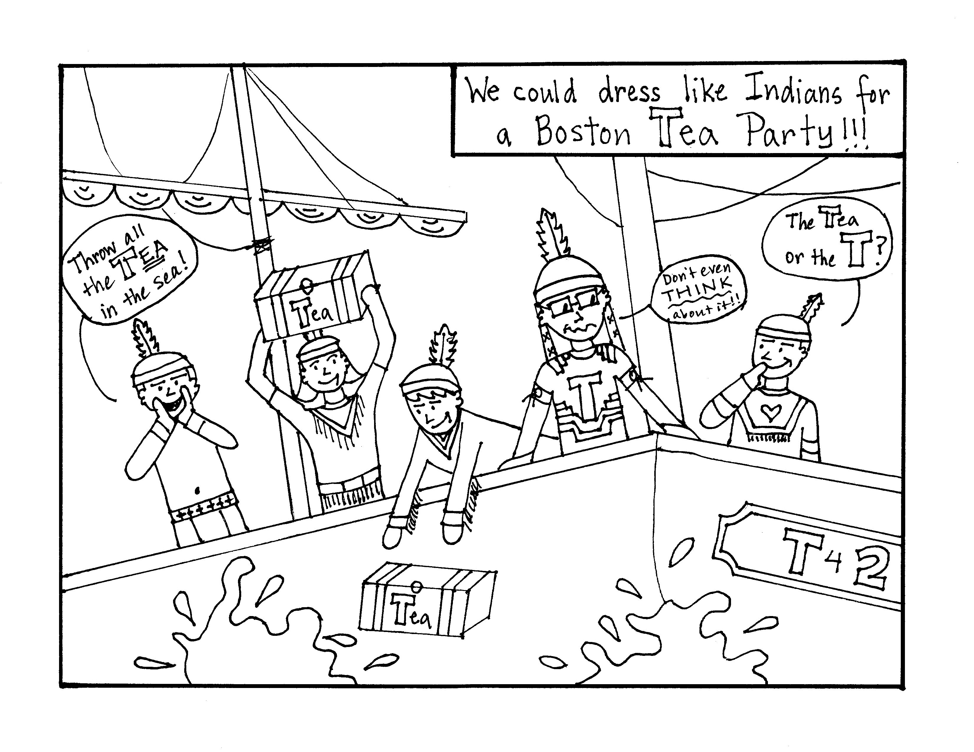 3299x2550 Innovative Coloring Pages Of The Boston Tea Party Drawing Page