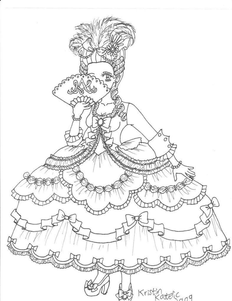 786x1017 Sharpie Marie Antoinette Drawings Marie Antoinette By Louis