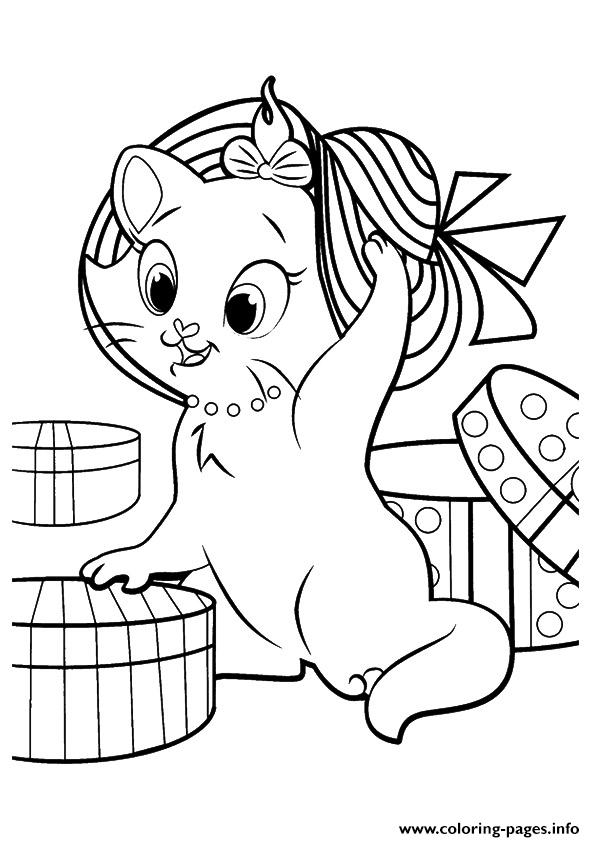 The Marie Kitten Coloring Pages Printable 595x842 The Marie Kitten Coloring Pages Printable
