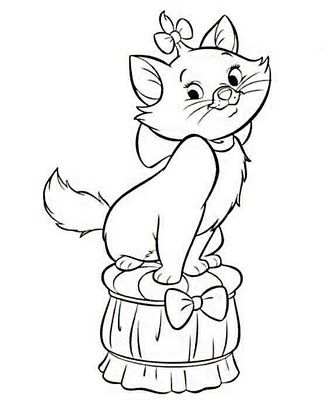Disney Aristocat Coloring Pictures162 Marie Aristocats Disney 331x400 Disney Aristocat Coloring Pictures162 Marie Aristocats Disney