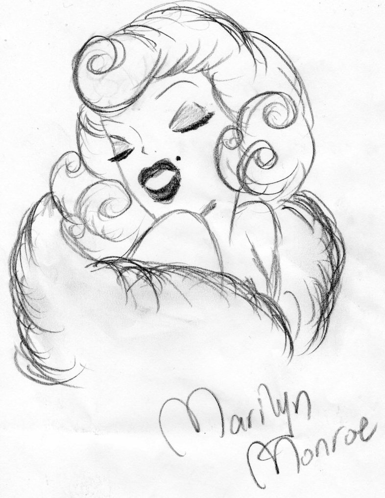 786x1017 Marilyn Monroe Coloring Page Free Printable Pages Lively Color