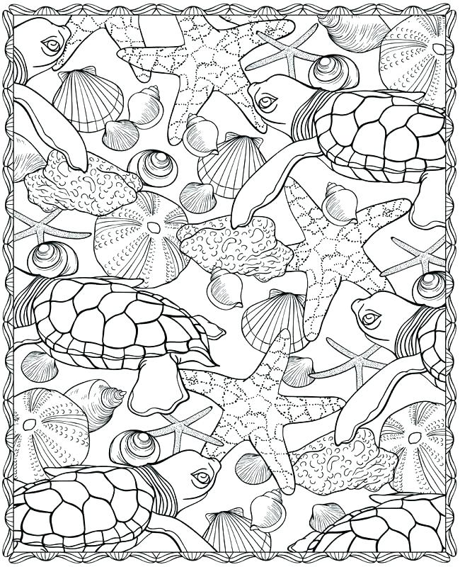 Marine Animals Coloring Pages Vanda 650x800 Marine Animals Coloring Pages Vanda