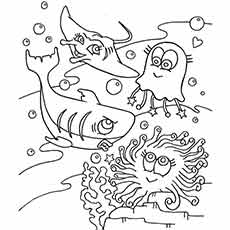 Marine Life Coloring Pages