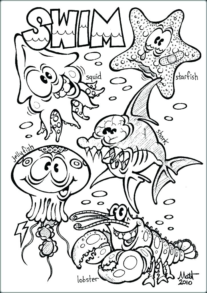 Marine Life Coloring Pages Underwater Coloring Page Underwater Sea 724x1024 Marine Life Coloring Pages Underwater Coloring Page Underwater Sea