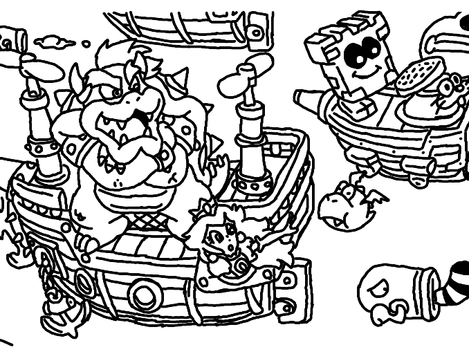 Mario 3d World Coloring Pages at GetColorings.com | Free printable ...