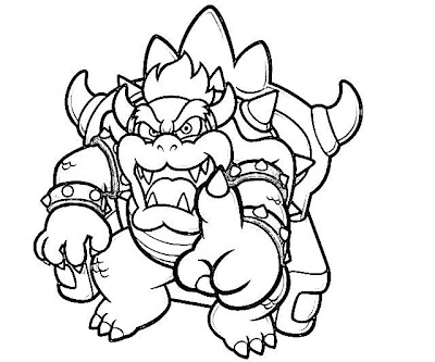 Printable Super Mario 3d Land Bowser Characters Coloring Pages 400x333 Printable Super Mario 3d Land Bowser Characters Coloring Pages