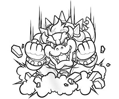 Printable Super Mario 3d Land Bowser Cocky Coloring Pages Smash 400x333 Printable Super Mario 3d Land Bowser Cocky Coloring Pages Smash