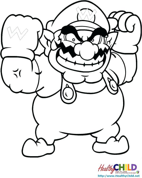 Super Mario Pictures To Color 600x750 Super Mario Pictures To Color