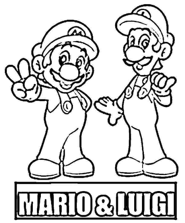 Mario Characters Coloring Pages 761x915 Mario Characters Coloring Pages