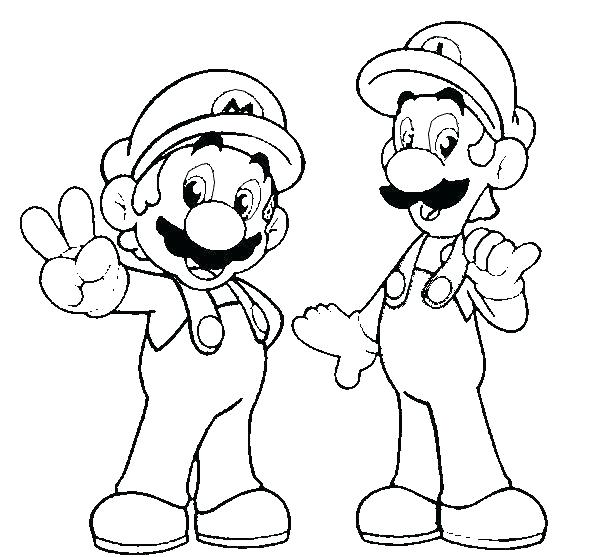 Mario And Luigi And Yoshi Coloring Pages Deepart 600x557 Mario And Luigi And Yoshi Coloring Pages Deepart