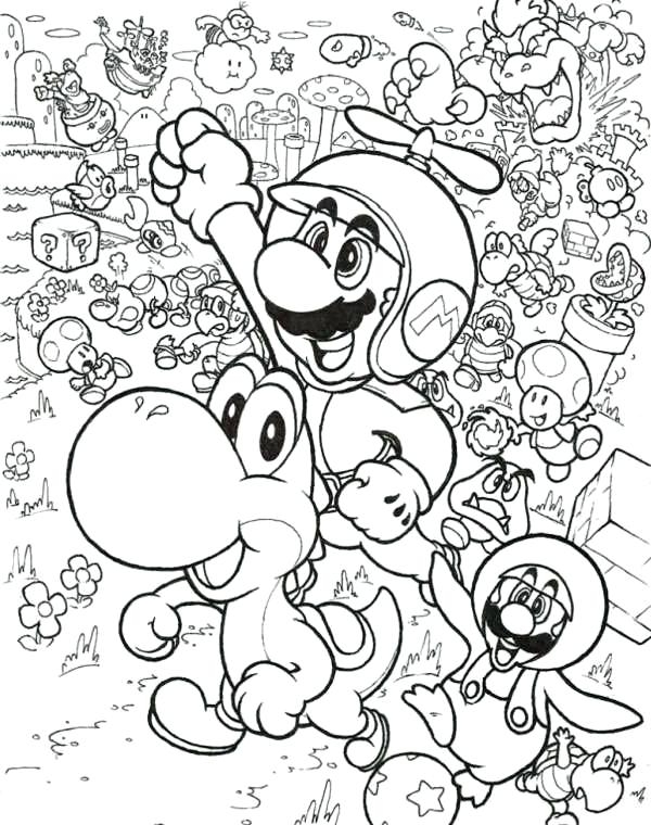 Mario And Luigi And Yoshi Coloring Pages Mario And Luigi Coloring 600x760 Mario And Luigi And Yoshi Coloring Pages Mario And Luigi Coloring