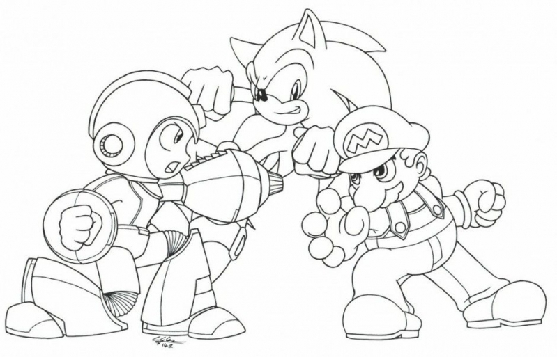 Personable Mario And Sonic Coloring Pages Printable For Cure 799x513 Personable Mario And Sonic Coloring Pages Printable For Cure