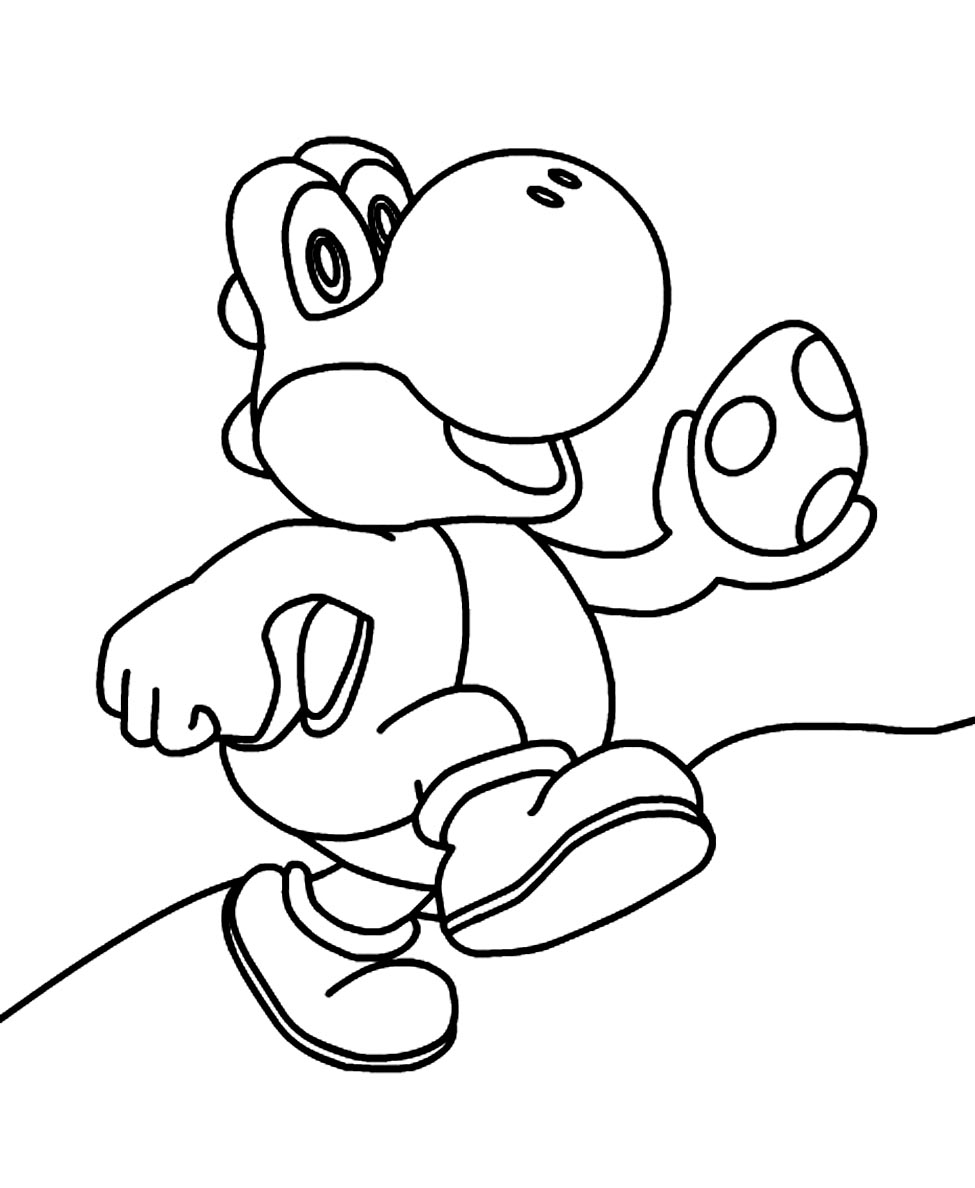 975x1188 Mario And Yoshi Coloring Pages To Print