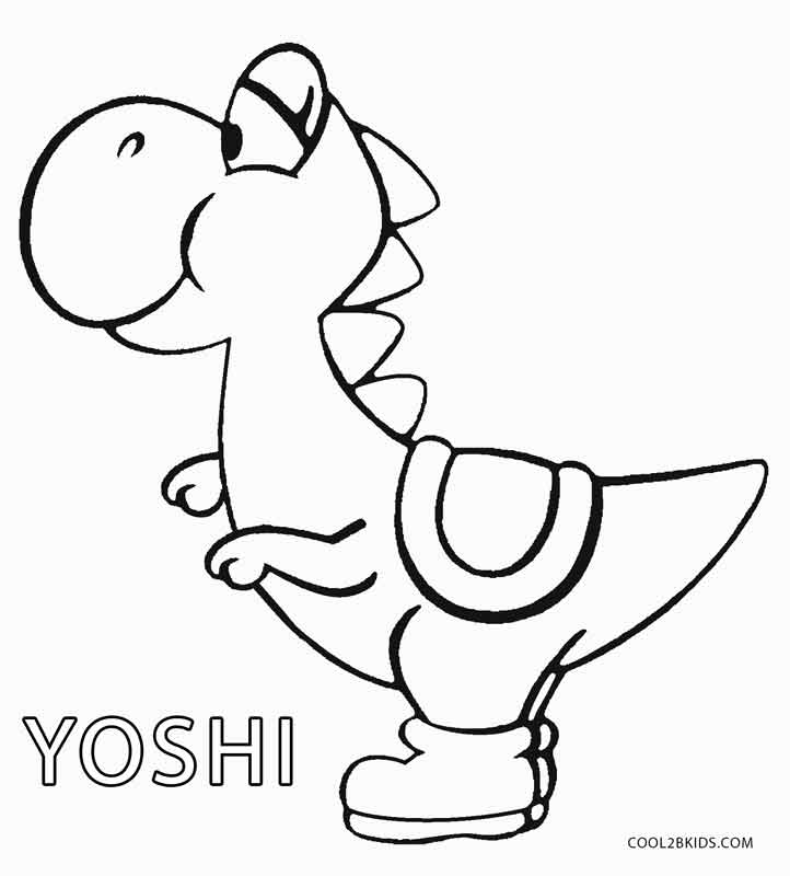 722x800 Printable Yoshi Coloring Pages For Kids Cool2bkids