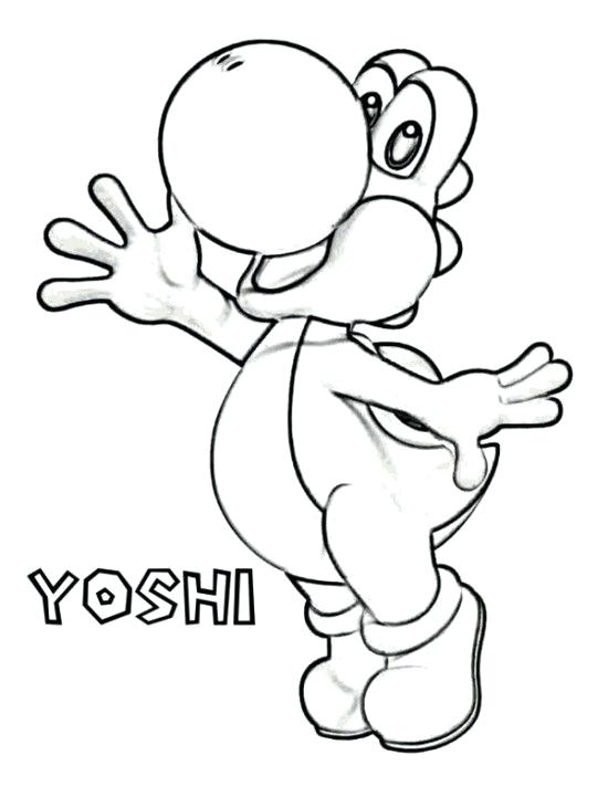 550x711 Yoshi Coloring Pages Super Mario Kart Jetpackjoyride.co