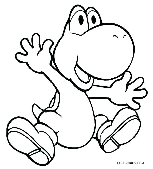 Mario And Yoshi Coloring Pages at GetColorings.com | Free printable ...