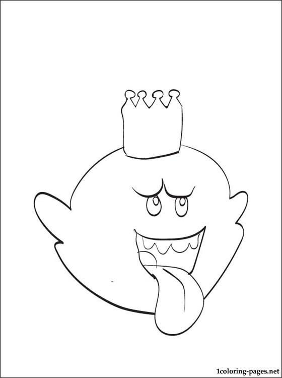 King Boo Mario Printable Coloring Page Coloring Pages 560x750 King Boo Mario Printable Coloring Page Coloring Pages
