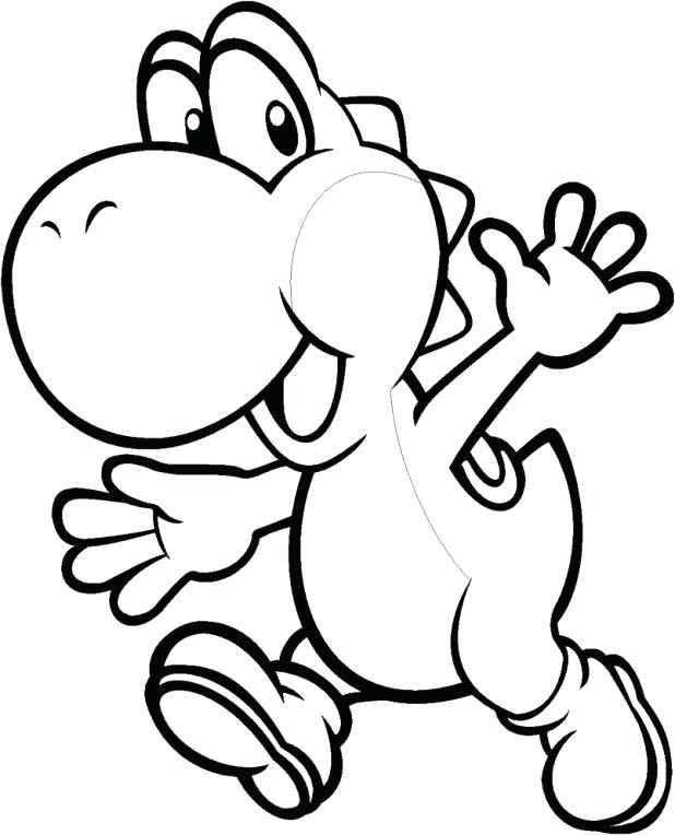618x764 Mario Kart 7 Coloring Pages