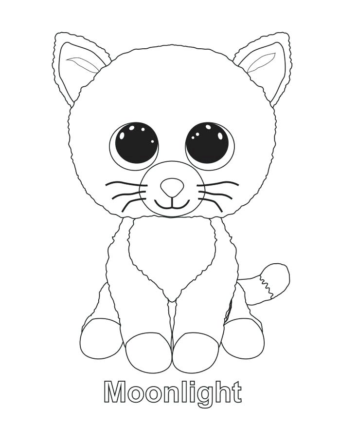 736x880 Beanie Boo Coloring Pages The Sun Flower Pages Beanie Boo Coloring