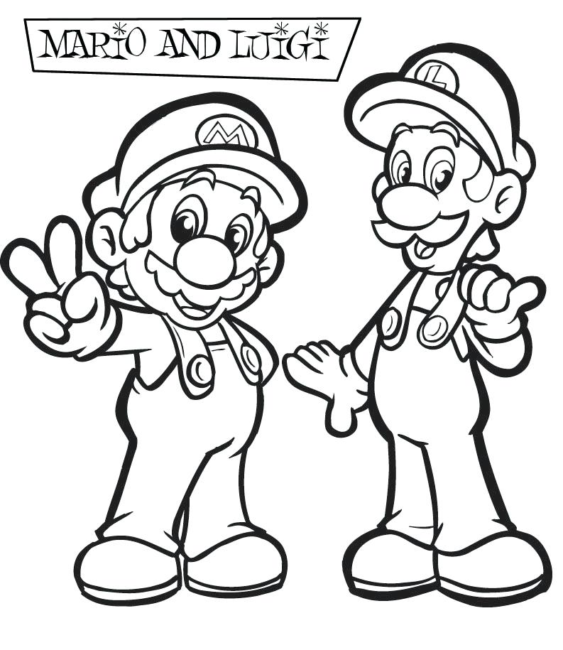 793x915 Mario Characters Coloring Pages Super Characters Coloring Pages