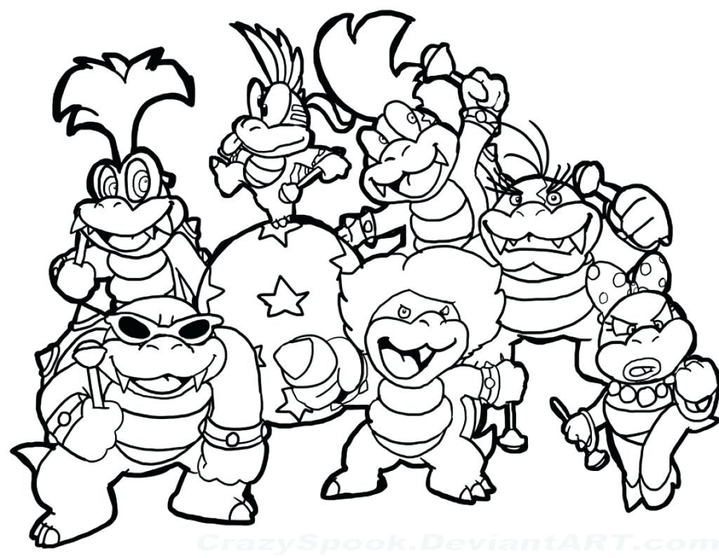 1024x795 Coloring Pages ~ Mario Bros Coloring Pages Super Center Best