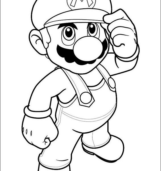 Mario Bros Printable Coloring Pages at GetColorings.com | Free ...