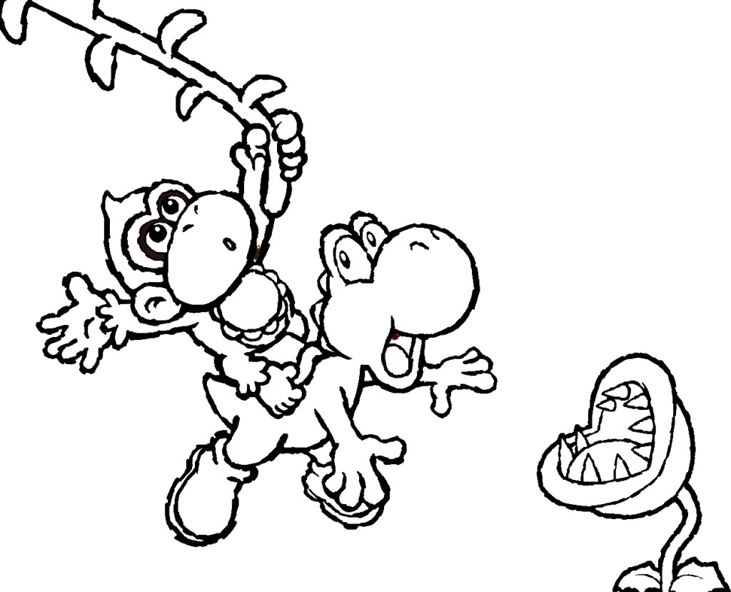 1024x829 Free Printable Yoshi Coloring Pages For Impressive General Page
