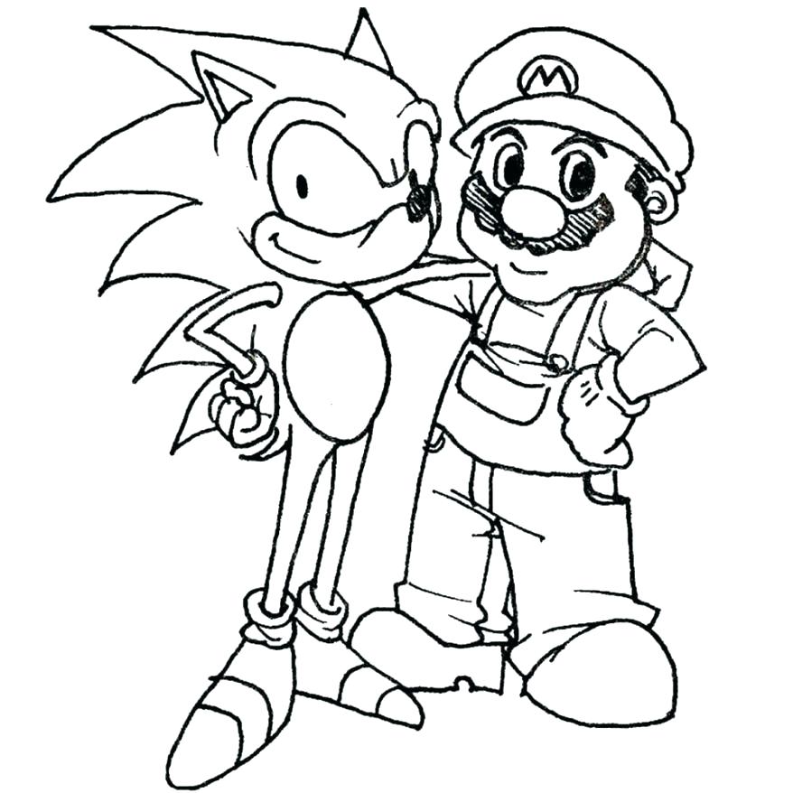 878x878 Mario Brothers Coloring Page Bros Coloring Pages Coloring Super