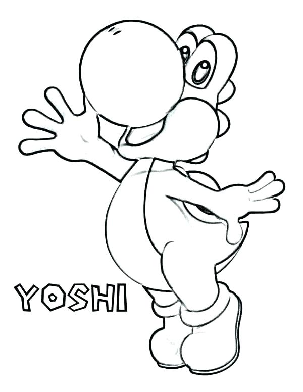 600x776 Mario Bros Coloring Pages