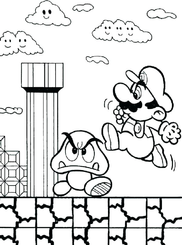 Mario Brothers Coloring Pages at GetColorings.com | Free printable ...