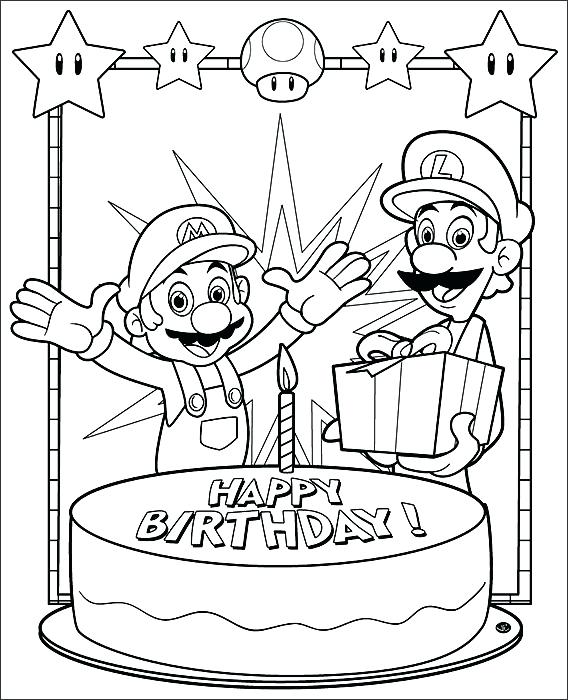 Mario Bros Printable Coloring Pages Bros Free Coloring Pages 568x700 Mario Bros Printable Coloring Pages Bros Free Coloring Pages