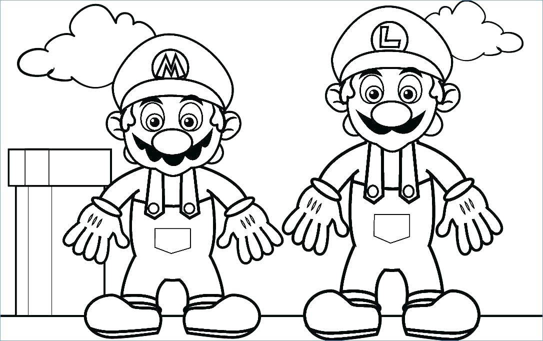 Mario Printable Coloring Pages Coloring Page And Printable 1086x682 Mario Printable Coloring Pages Coloring Page And Printable