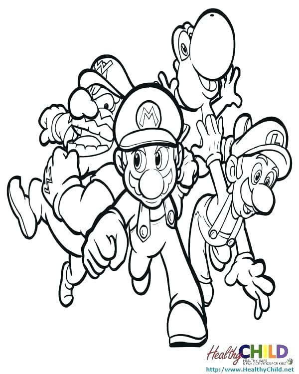 Mario Brothers Printable Coloring Pages at GetColorings.com | Free ...