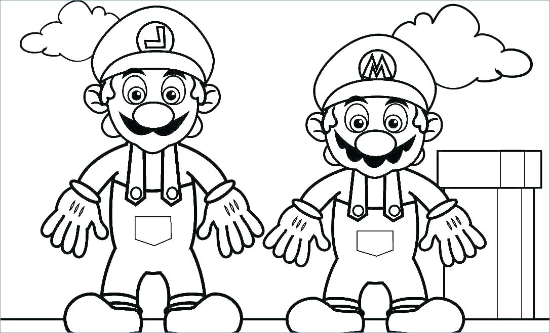 Coloring Pages Of Mario 1086x659 Coloring Pages Of Mario
