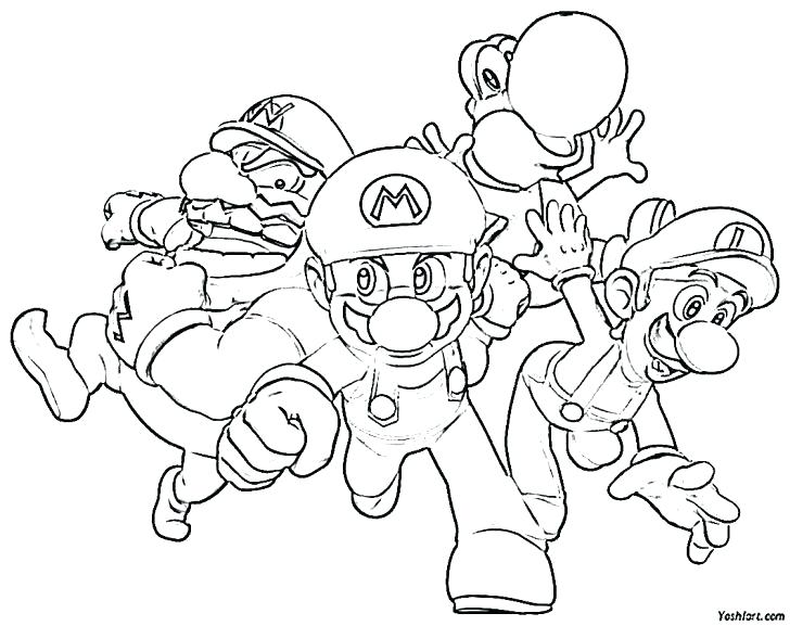 Mario Brothers Printable Coloring Pages at GetColorings.com | Free ...