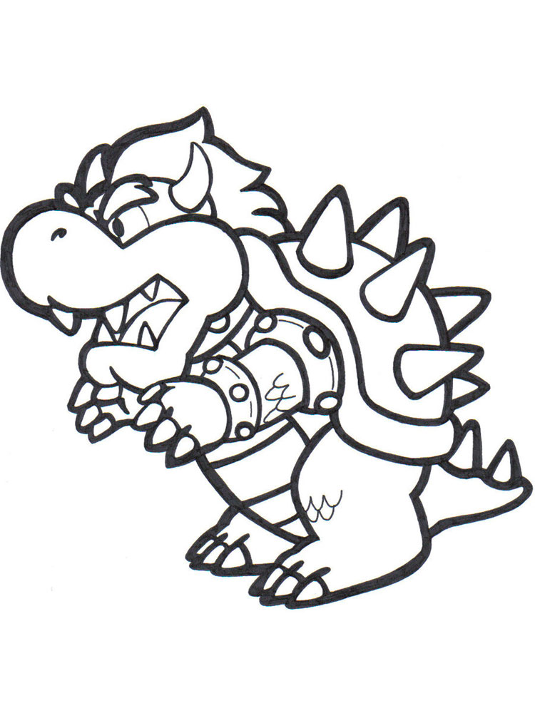 Mario Bowser Coloring Pages. Free Printable Mario Bowser Coloring 750x1000 Mario Bowser Coloring Pages. Free Printable Mario Bowser Coloring