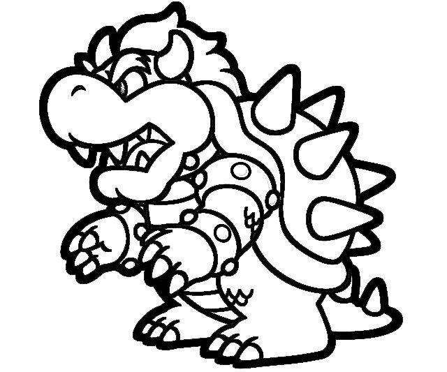 640x533 Paper Mario Coloring Pages Cool Paper Mario Coloring Pages 8