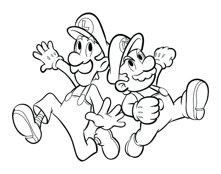 Mario Coloring Pages For Boys at GetColorings.com | Free printable ...