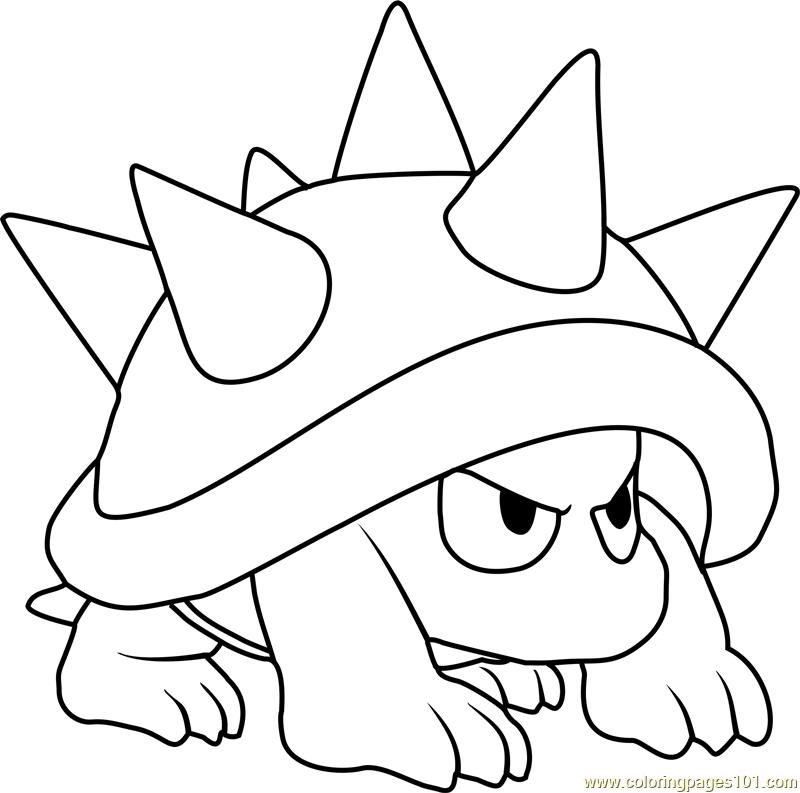 Spiny Coloring Page 800x793 Spiny Coloring Page
