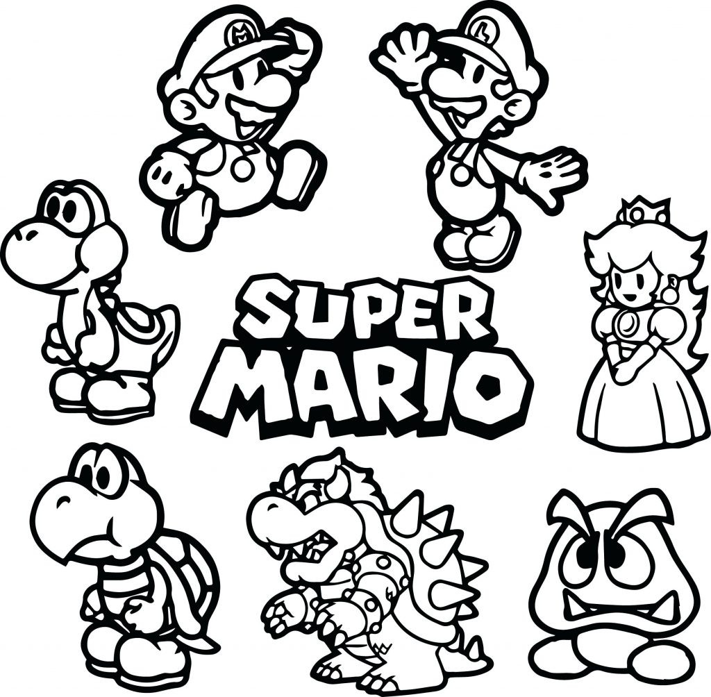 Coloring Page Mario Pages Online Super Colouring To Brilliant Acpra 1024x1004 Coloring Page Mario Pages Online Super Colouring To Brilliant Acpra