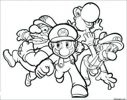 Super Mario Galaxy Coloring Pages To Print Characters Gallery New 431x338 Super Mario Galaxy Coloring Pages To Print Characters Gallery New