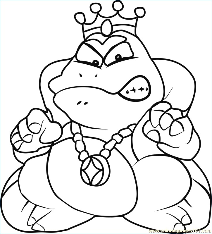 725x800 Mario Coloring Pages Goomba Mushroom