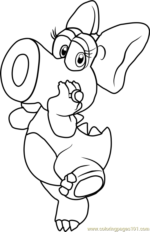 517x799 Birdo Coloring Page