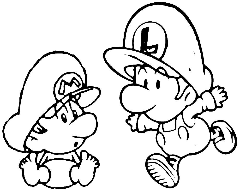 1000x800 Mario Coloring Pages 2018 Dr. Odd