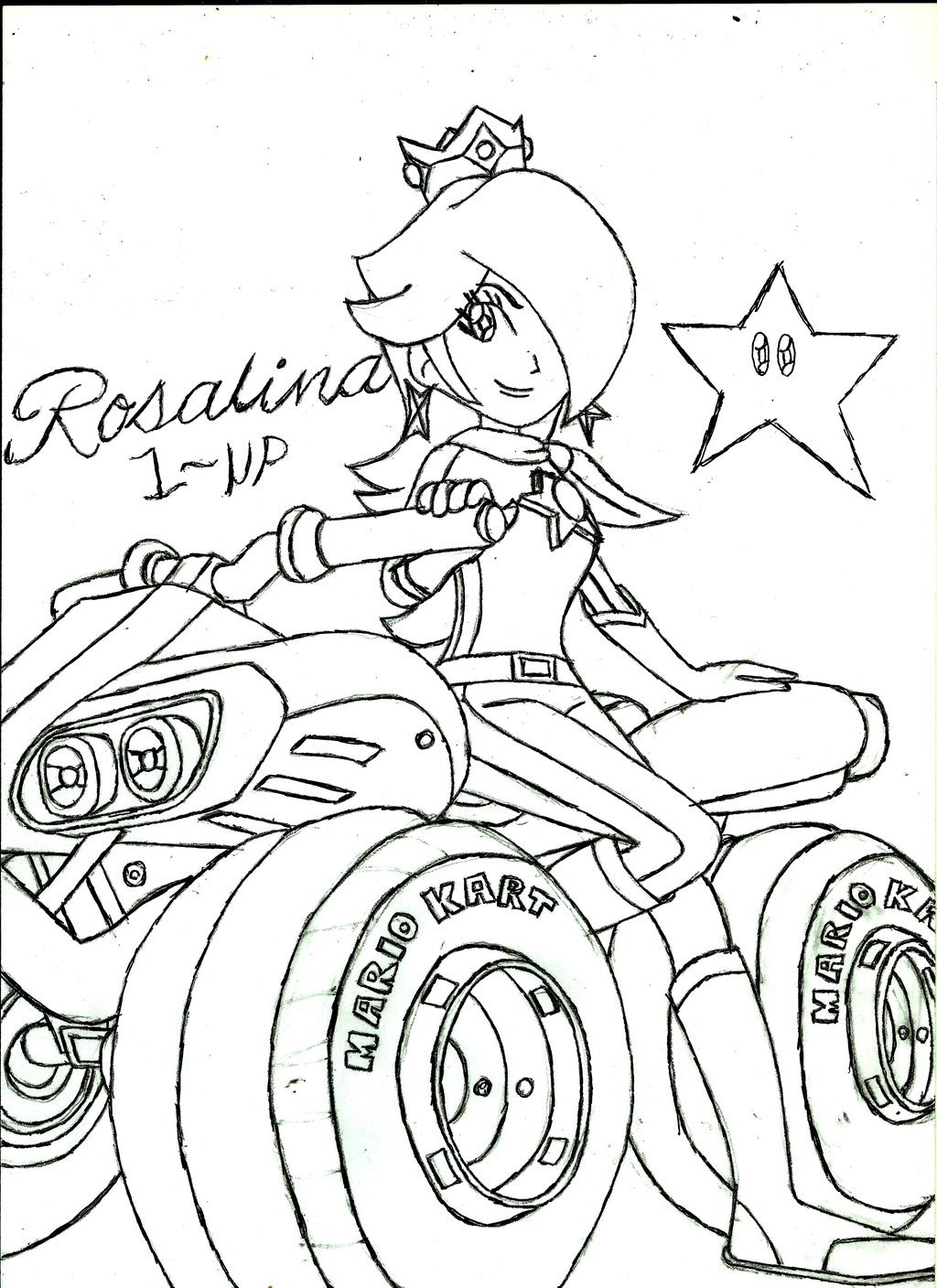 1024x1408 Mario Kart 8 Coloring Pages