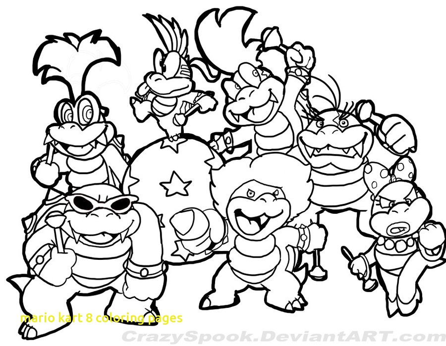 900x699 Mario Kart 8 Coloring Pages With Free Mario Coloring Pages