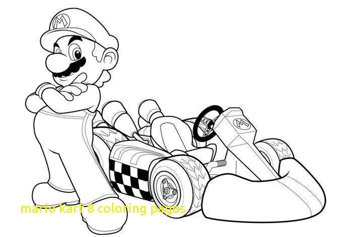 697x472 Mario Kart 8 Coloring Pages With Printable Mario Kart Coloring