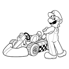 230x230 Top 20 Free Printable Super Mario Coloring Pages Online
