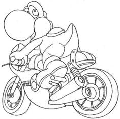Mario Kart Coloring Page 236x234 Mario Kart Coloring Page