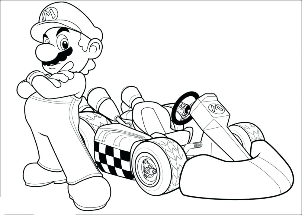 Mario Cart Coloring Pages Print Download Kart Coloring Pages Mario 1000x714 Mario Cart Coloring Pages Print Download Kart Coloring Pages Mario